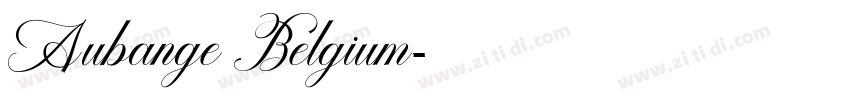 Aubange Belgium字体转换